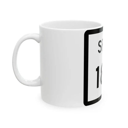 Texas Spur 180 (Texas) (Road Sign) White Coffee Mug - Go Mug Yourself