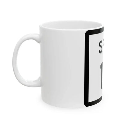 Texas Spur 19 (Texas) (Road Sign) White Coffee Mug - Go Mug Yourself