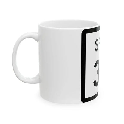 Texas Spur 30 (Texas) (Road Sign) White Coffee Mug - Go Mug Yourself