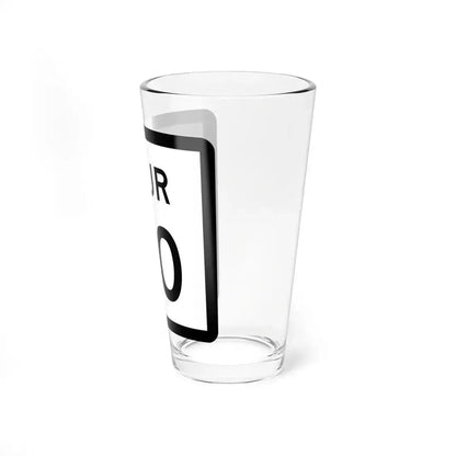 Texas Spur 40 (Texas) (Road Sign) Pint Glass 16oz - Go Mug Yourself