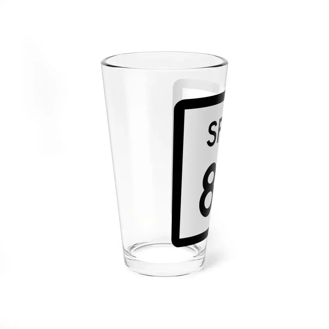 Texas Spur 82 (Texas) (Road Sign) Pint Glss 16oz - Go Mug Yourself