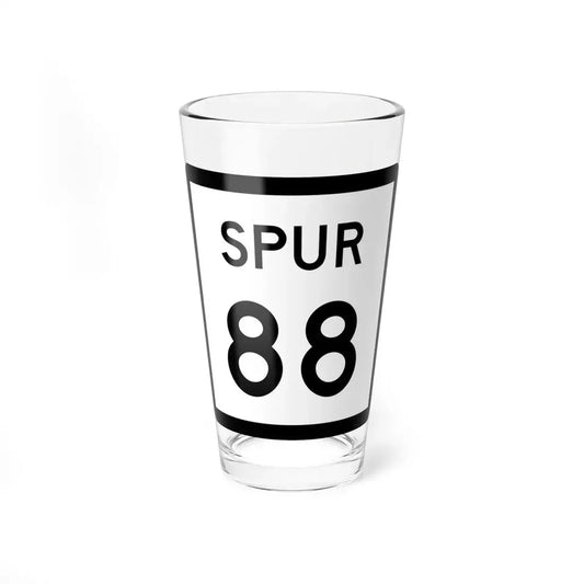 Texas Spur 88 (Texas) (Road Sign) Pint Glss 16oz 16oz - Go Mug Yourself