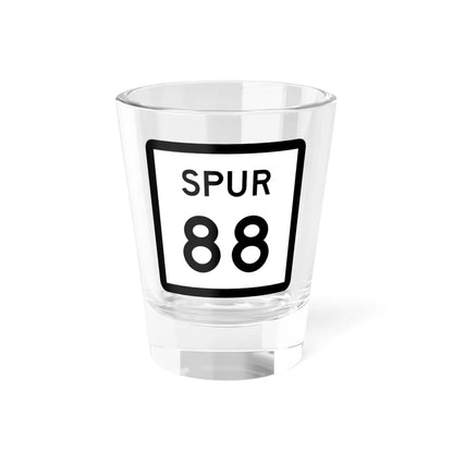 Texas Spur 88 (Texas) (Road Sign) Shot Glass 1.5oz 1.5oz - Go Mug Yourself