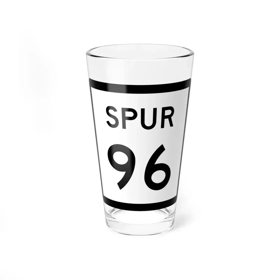 Texas Spur 96 (Texas) (Road Sign) Pint Glass 16oz 16oz - Go Mug Yourself