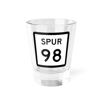 Texas Spur 98 (Texas) (Road Sign) Shot Glass 1.5oz 1.5oz - Go Mug Yourself