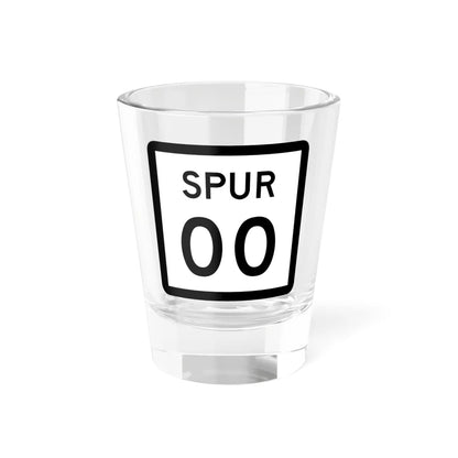 Texas Spur XX (Texas) (Road Sign) Shot Glass 1.5oz 1.5oz - Go Mug Yourself