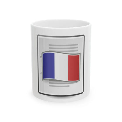 Text document french (France) White Coffee Mug 11oz - Go Mug Yourself