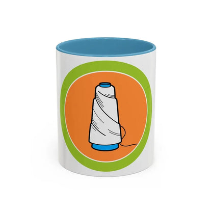 Textile (Boy Scout Merit Badge) Accent Coffee Mug 11oz Light Blue - Go Mug Yourself