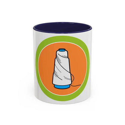 Textile (Boy Scout Merit Badge) Accent Coffee Mug 11oz Navy - Go Mug Yourself