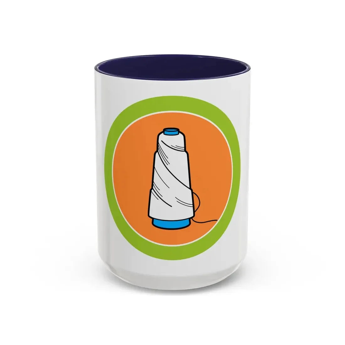 Textile (Boy Scout Merit Badge) Accent Coffee Mug 15oz Navy - Go Mug Yourself