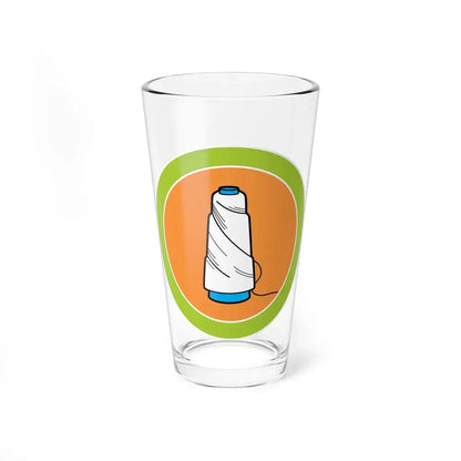 Textile (Boy Scout Merit Badge) Pint Glass 16oz 16oz - Go Mug Yourself