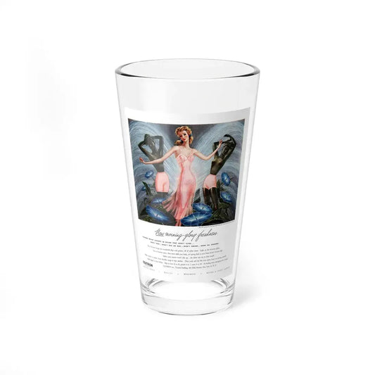 Textron ad, Woman's Home Companion, May 1948 (Magazine Illustration) Pint Glass 16oz 16oz - Go Mug Yourself