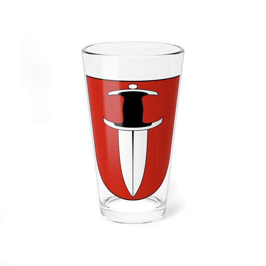 Tägerwilen-blazon (Switzerland) (Coat of Arms) Pint Glass 16oz 16oz - Go Mug Yourself