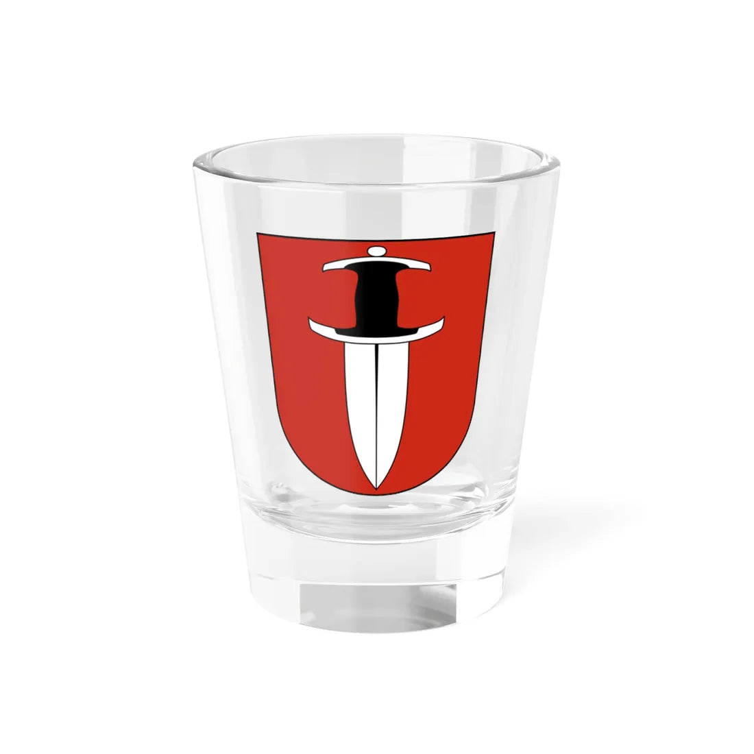 Tägerwilen-blazon (Switzerland) (Coat of Arms) Shot Glass 1.5oz 1.5oz - Go Mug Yourself