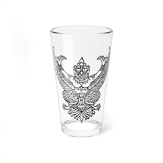 Thai government Garuda emblem Version 2 (Thailand) (Coat of Arms) Pint Glass 16oz 16oz - Go Mug Yourself