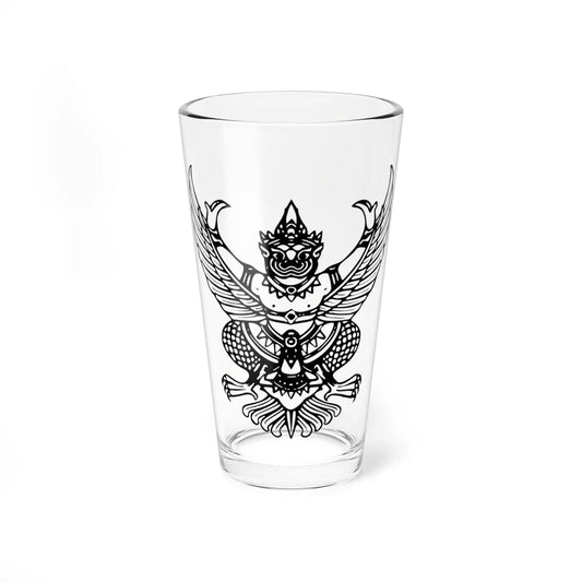 Thai government Garuda emblem Version 5 (Thailand) (Coat of Arms) Pint Glass 16oz 16oz - Go Mug Yourself