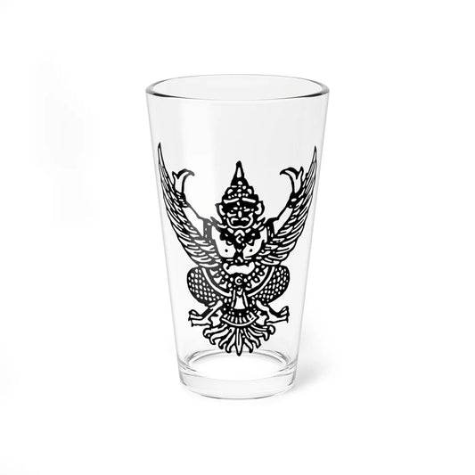 Thai government Garuda emblem Version 7 (Thailand) (Coat of Arms) Pint Glass 16oz 16oz - Go Mug Yourself