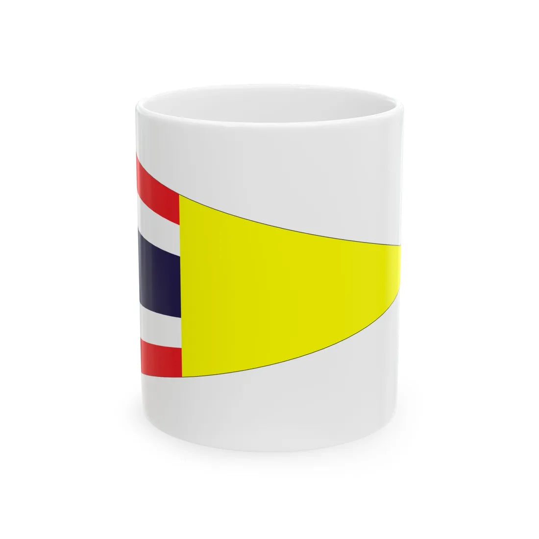Thai Immigration Service Pennant 1936 (Cambodia) White Coffee Mug 11oz - Go Mug Yourself