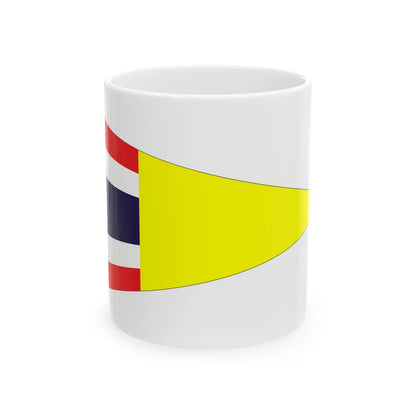 Thai Immigration Service Pennant 1936 (Cambodia) White Coffee Mug 11oz - Go Mug Yourself