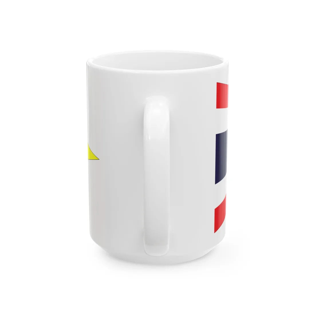 Thai Immigration Service Pennant 1936 (Cambodia) White Coffee Mug - Go Mug Yourself