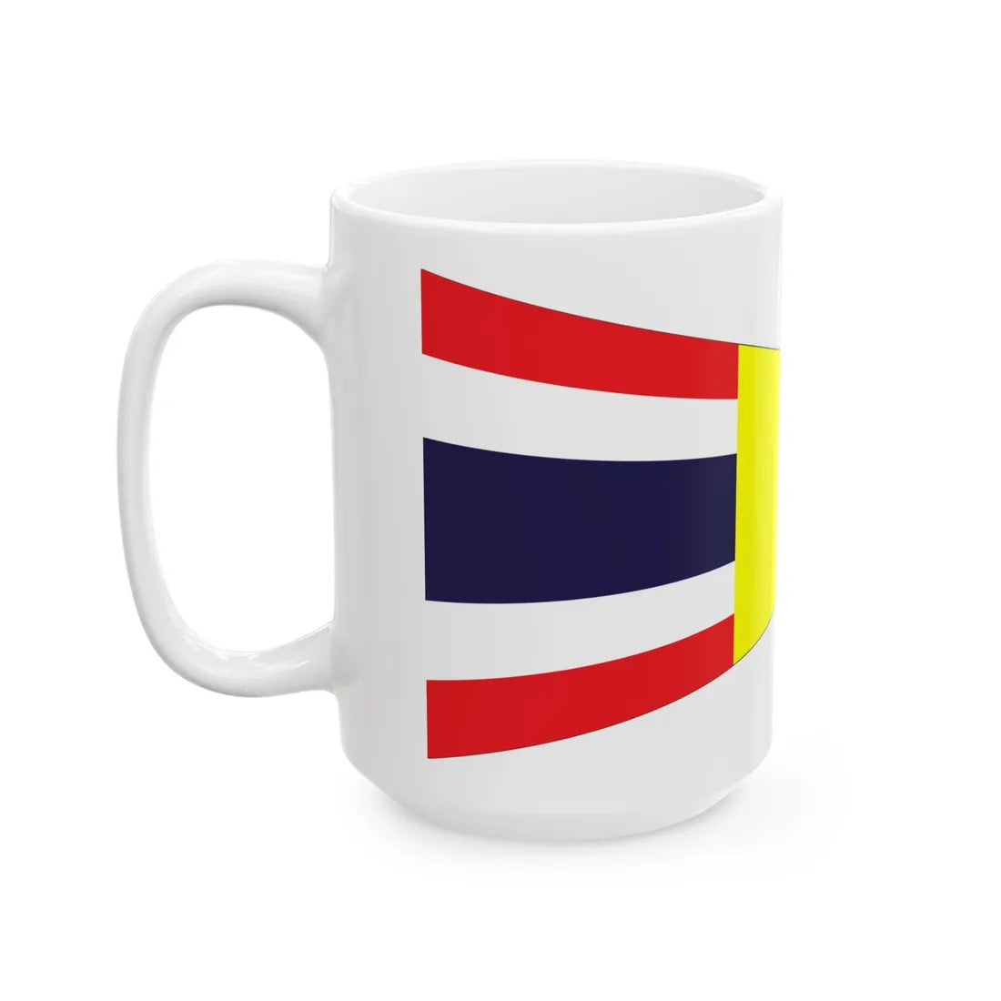 Thai Immigration Service Pennant 1936 (Cambodia) White Coffee Mug - Go Mug Yourself