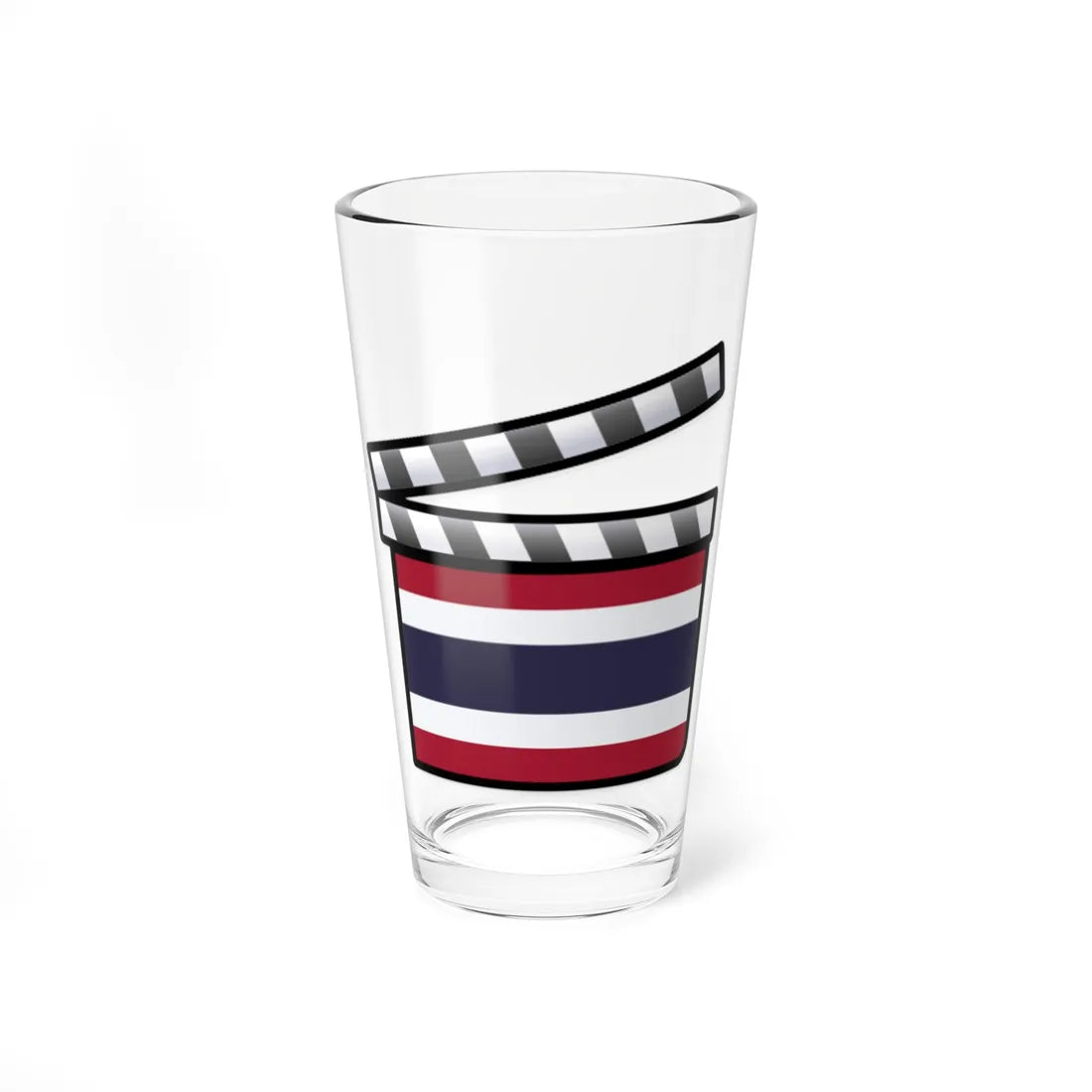 Thailand film clapperboard (Thailand) Pint Glass 16oz 16oz - Go Mug Yourself