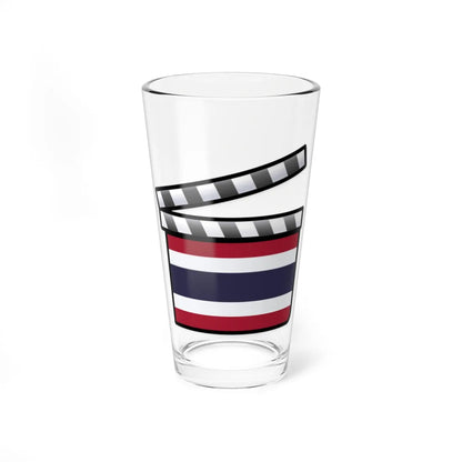 Thailand film clapperboard (Thailand) Pint Glass 16oz 16oz - Go Mug Yourself