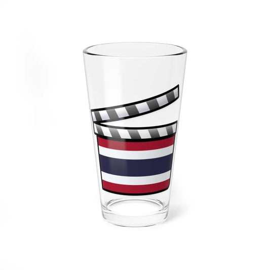 Thailand film clapperboard (Thailand) Pint Glass 16oz 16oz - Go Mug Yourself