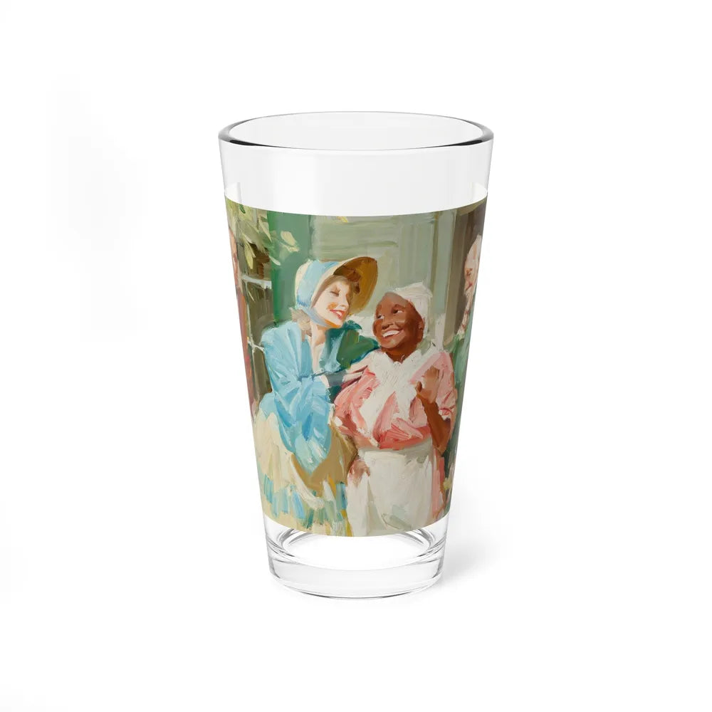 Thank You, Mammy (Magazine Illustration) Pint Glass 16oz-16oz-Go Mug Yourself