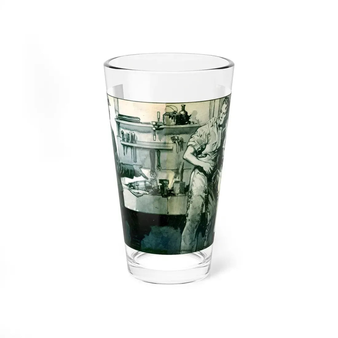 Thank you .. Thank you.. So Much, Liberty magazine, December 19, 1936 (Magazine Illustration) Pint Glass 16oz 16oz - Go Mug Yourself