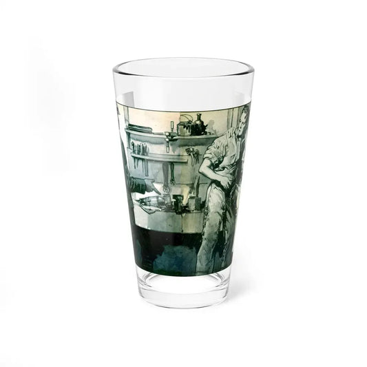Thank you .. Thank you.. So Much, Liberty magazine, December 19, 1936 (Magazine Illustration) Pint Glass 16oz 16oz - Go Mug Yourself