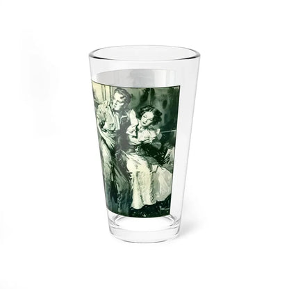Thank you .. Thank you.. So Much, Liberty magazine, December 19, 1936 (Magazine Illustration) Pint Glass 16oz - Go Mug Yourself
