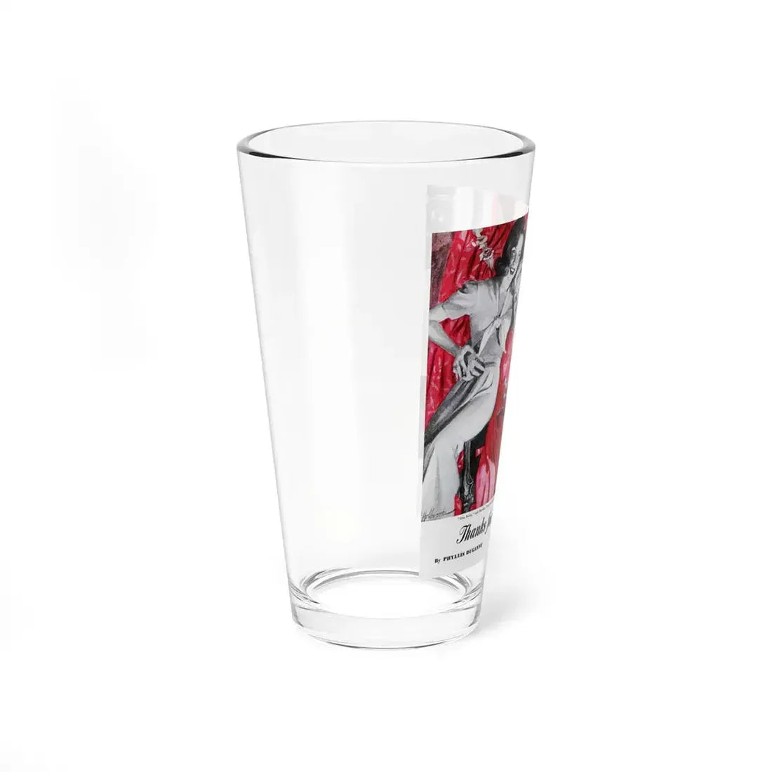 Thanks for Saving My Life, The Saturday Evening Post, October 23, 1943 (Magazine Illustration) Pint Glass 16oz - Go Mug Yourself