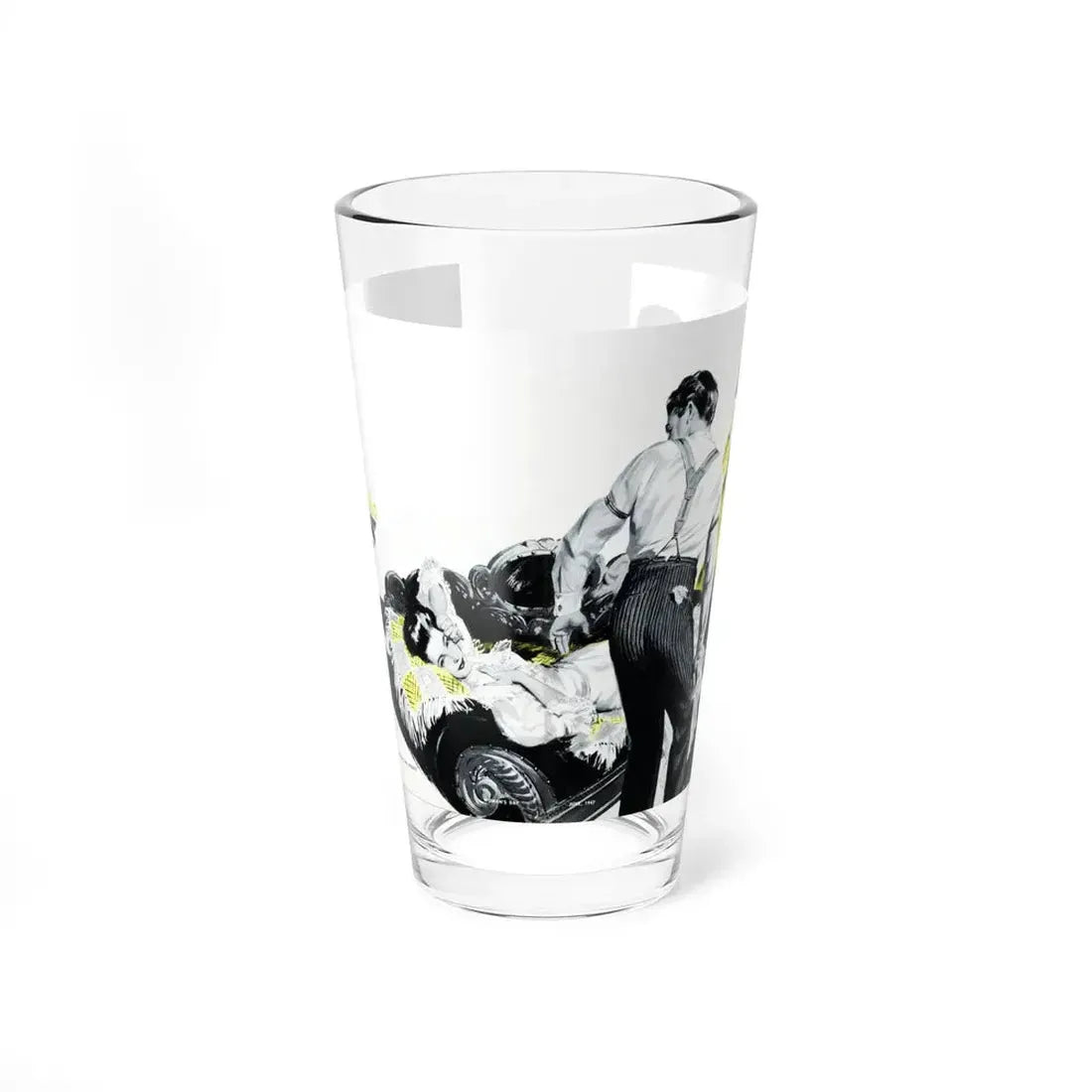 Thanks to Aunt Millicent, Woman's Day, June 1947 (Magazine Illustration) Pint Glass 16oz 16oz - Go Mug Yourself