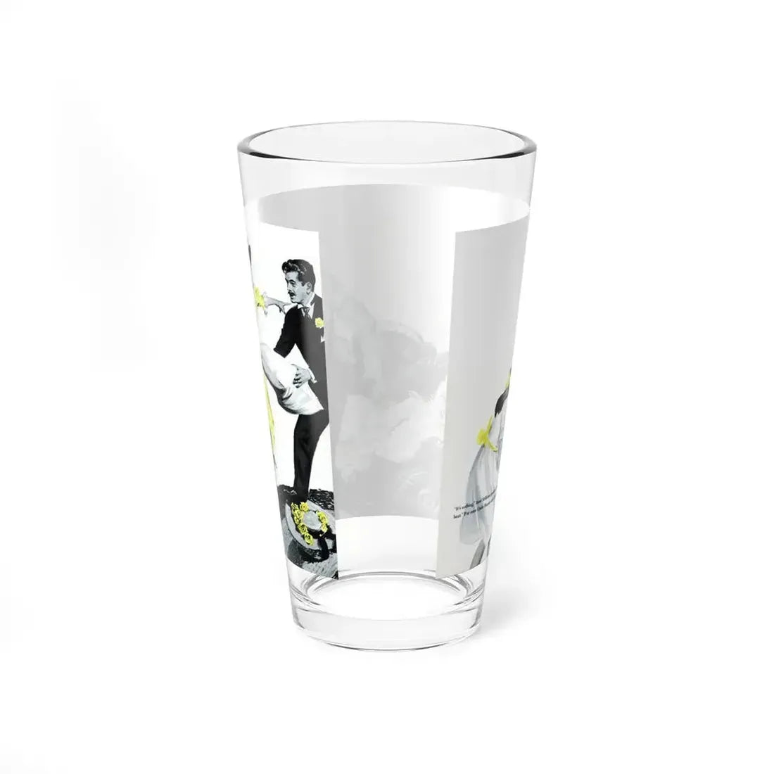 Thanks to Aunt Millicent, Woman's Day, June 1947 (Magazine Illustration) Pint Glass 16oz - Go Mug Yourself
