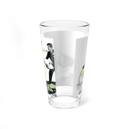 Thanks to Aunt Millicent, Woman's Day, June 1947 (Magazine Illustration) Pint Glass 16oz - Go Mug Yourself