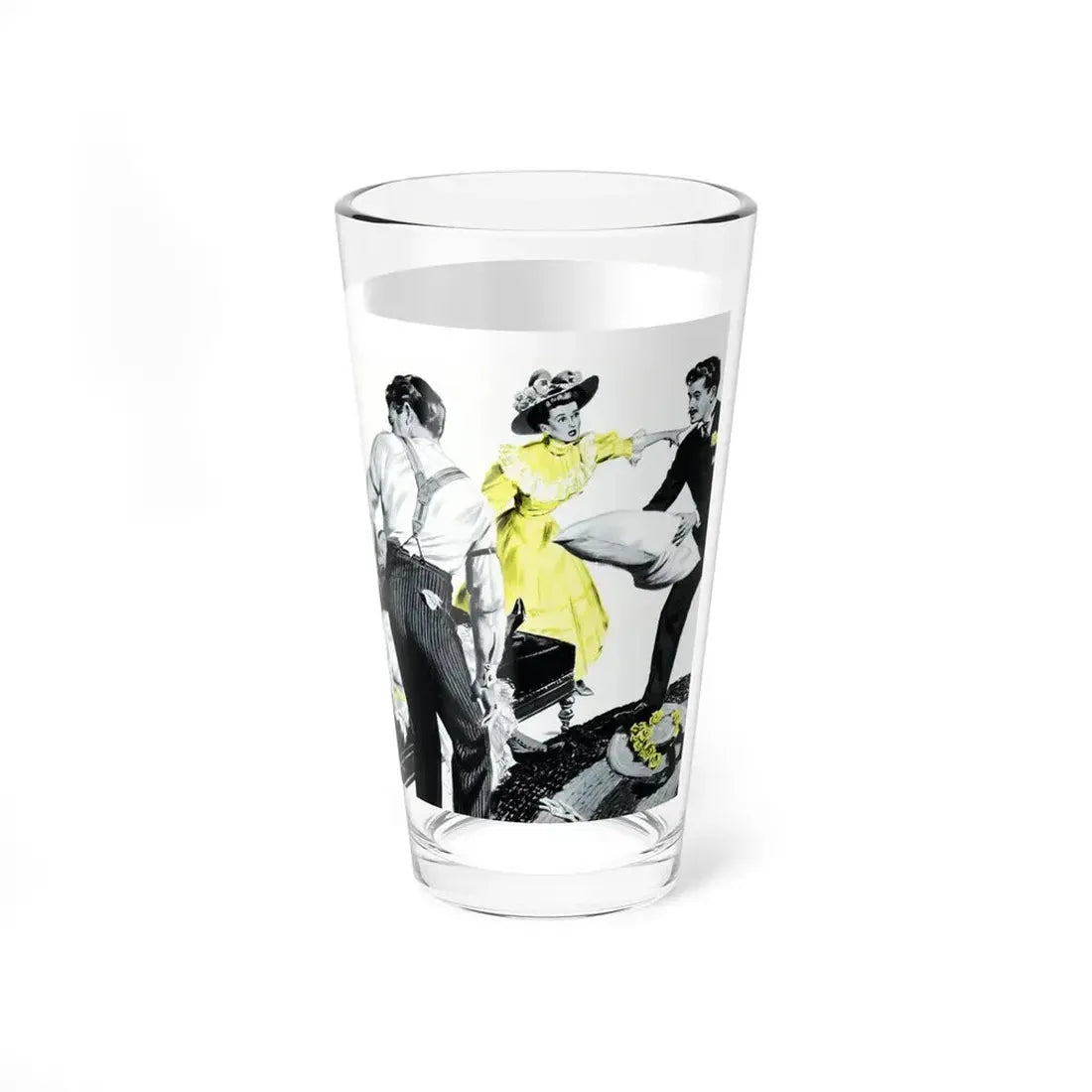 Thanks to Aunt Millicent, Woman's Day, June 1947 (Magazine Illustration) Pint Glass 16oz - Go Mug Yourself