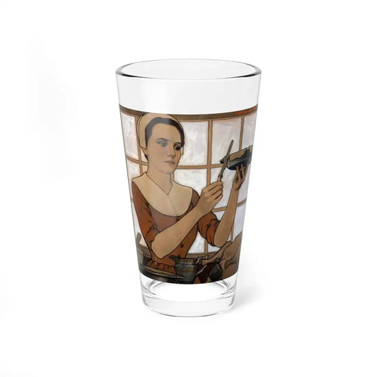 Thanksgiving, The Saturday Evening Post cover, November 18, 1905 (Magazine Illustration) Pint Glass 16oz 16oz - Go Mug Yourself