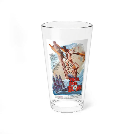 THAR SHE BLOWS 1968 Movie Poster - Pint Glass 16oz 16oz - Go Mug Yourself