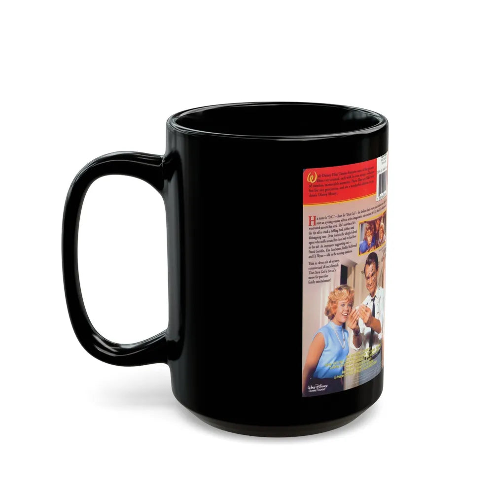 THAT DARN CAT (VHS COVER) - Black Coffee Mug-Go Mug Yourself