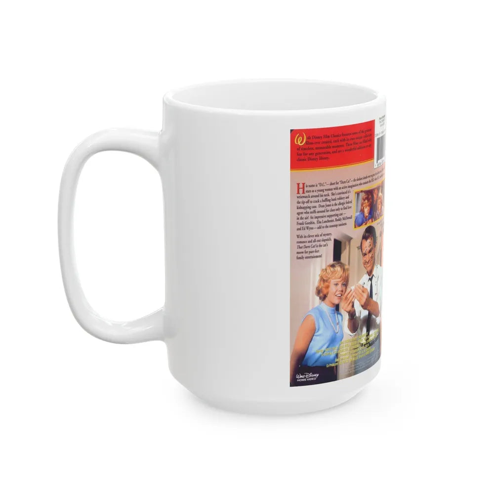 THAT DARN CAT (VHS COVER) - White Coffee Mug-Go Mug Yourself