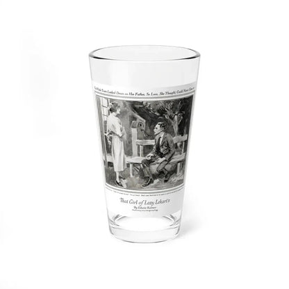 That Girl of Lazy Lekart's (1), McCalls, September 1922 (Magazine Illustration) Pint Glass 16oz 16oz - Go Mug Yourself
