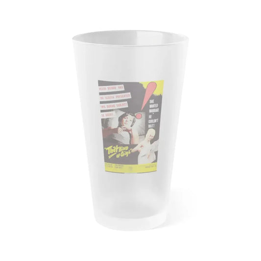 THAT KIND OF GIRL 1963 Movie Poster - Frosted Pint Glass 16oz Default Title - Go Mug Yourself