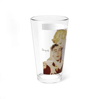 That's My Girl, Good Housekeeping, July 1951 (Magazine Illustration) Pint Glass 16oz - Go Mug Yourself