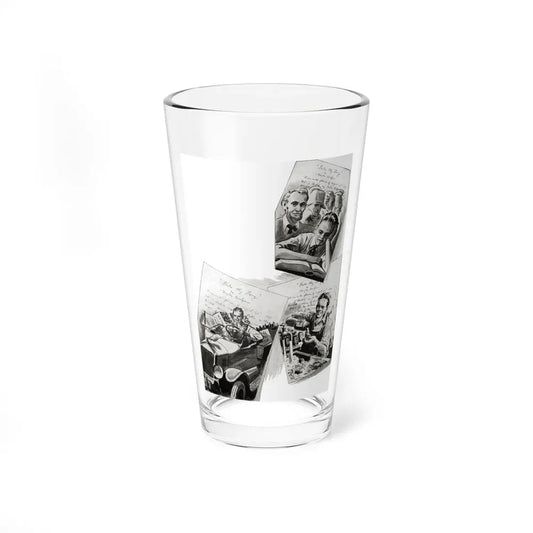 That's My Story, Liberty magazine, November 12, 1938 (Magazine Illustration) Pint Glass 16oz 16oz - Go Mug Yourself