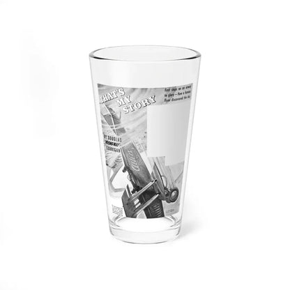 That's My Story, Liberty, November 19, 1938 (Magazine Illustration) Pint Glass 16oz 16oz - Go Mug Yourself