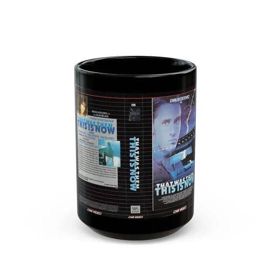 THAT WAS THEN THIS IS NOW (VHS COVER) - Black Coffee Mug 15oz - Go Mug Yourself