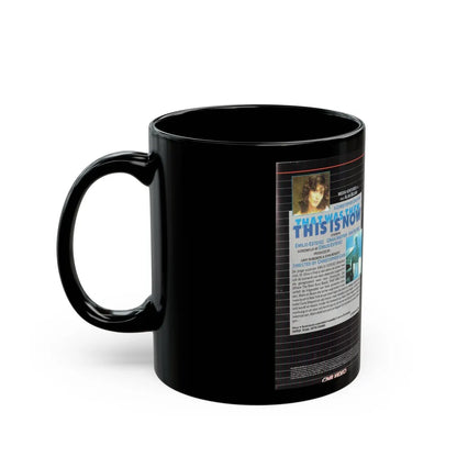 THAT WAS THEN THIS IS NOW (VHS COVER) - Black Coffee Mug-Go Mug Yourself