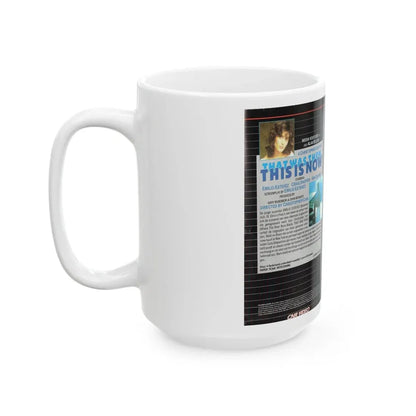 THAT WAS THEN THIS IS NOW (VHS COVER) - White Coffee Mug - Go Mug Yourself