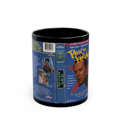 THATS ADEQUATE (VHS COVER) - Black Coffee Mug-11oz-Go Mug Yourself